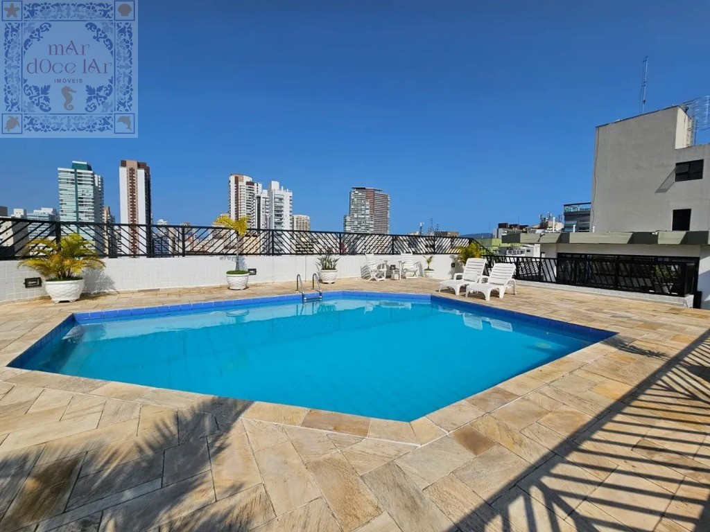 Venda Apartamento Santos SP - mAr dOce lAr com piscina e churrasqueira, perto da praia do José Menino!