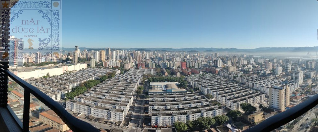 Venda Apartamento Santos SP - mAr dOce lAr em andar Alto, com vista panorâmica, área de lazer completa na Aparecida!