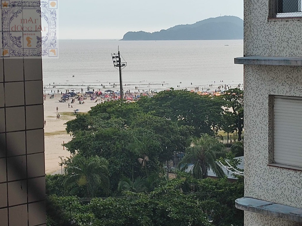 Apartamento com vista mar 1 dormitório à venda na Praia do José Menino - Santos/SP