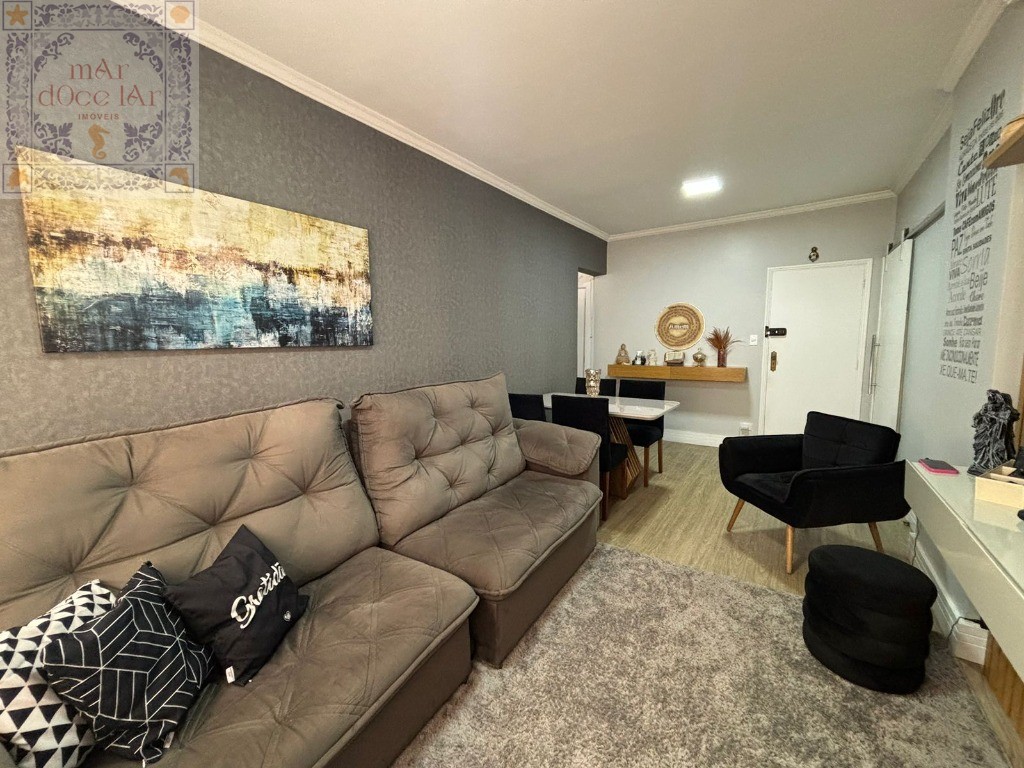 Venda Apartamento Santos SP - mAr dOce lAr todo reformado em prédio com elevador no Campo Grande.