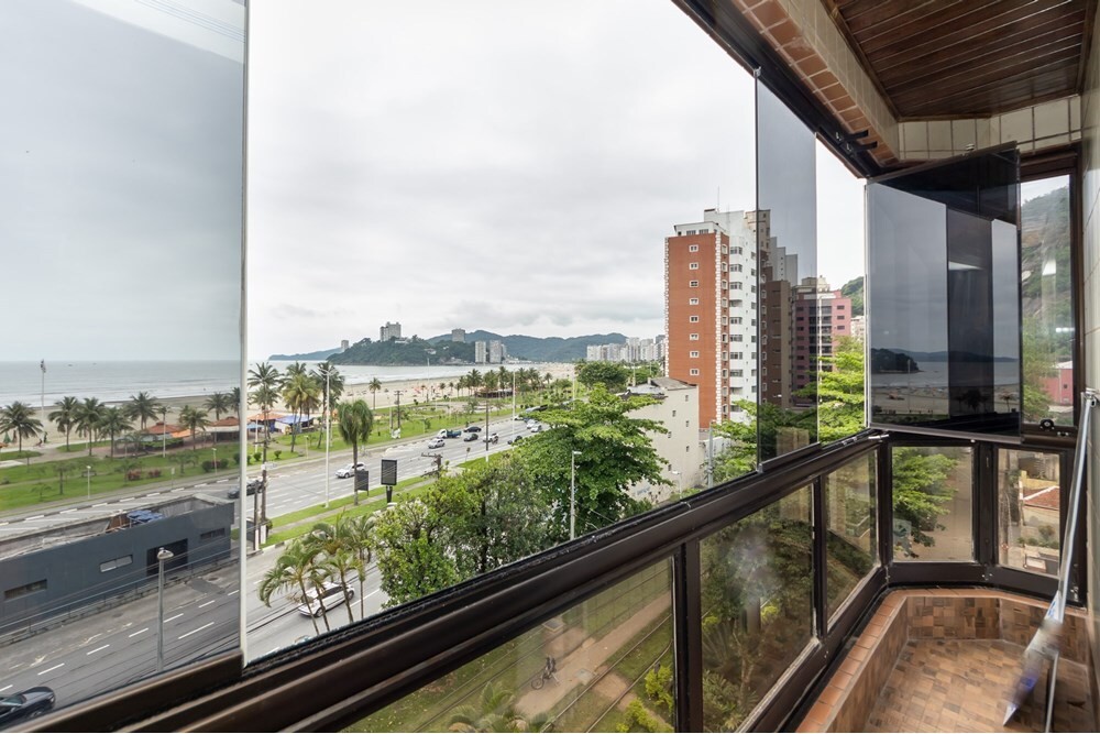 Venda Apartamento São Vicente SP - mAr dOce lAr com vista mar top da varanda na praia de Itararé.