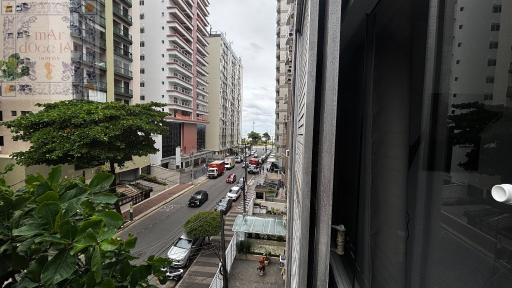 Venda Apartamento no Edifício Porto em Santos SP -  mAr dOce lAr a meia quadra da praia frente rua com vista mar lateral na Aparecida.