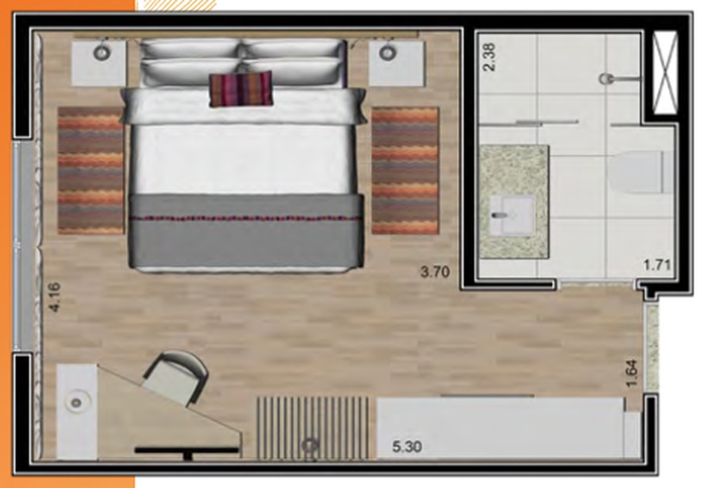 Apartamento, 1 quarto, 24 m² - Foto 32