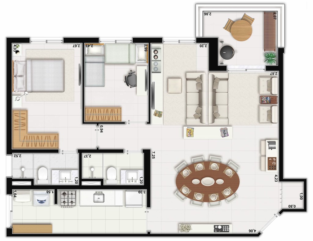 Apartamento, 3 quartos, 83 m² - Foto 8