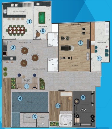 Apartamento à venda com 2 quartos, 66m² - Foto 4