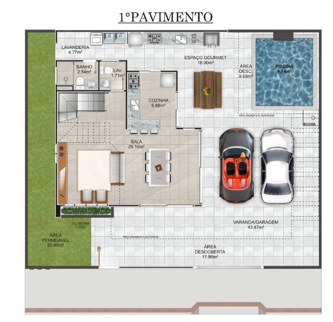 Casa à venda com 3 quartos, 240m² - Foto 2