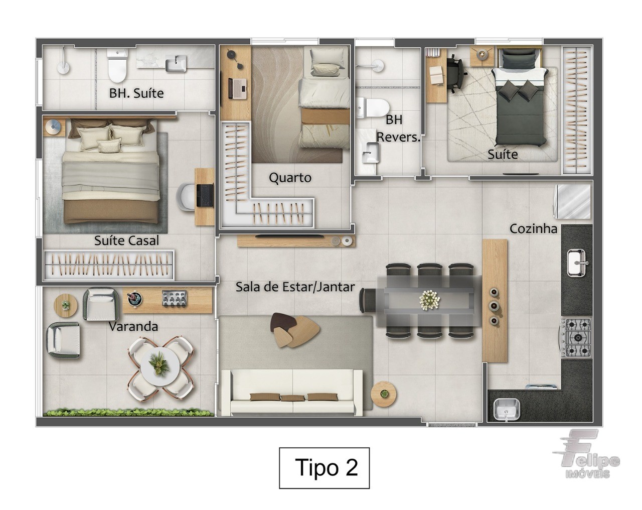 Apartamento à venda com 2 quartos, 65m² - Foto 10