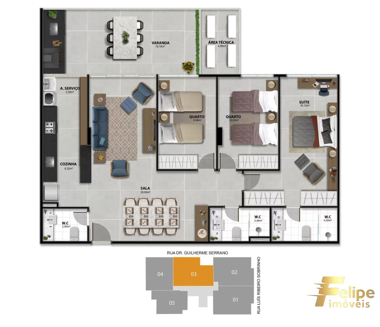 Apartamento à venda com 3 quartos, 119m² - Foto 28