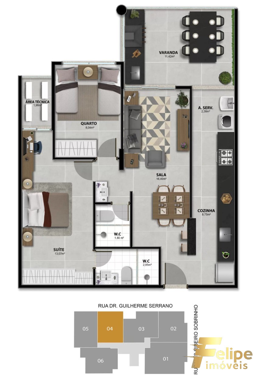 Apartamento à venda com 2 quartos, 93m² - Foto 28