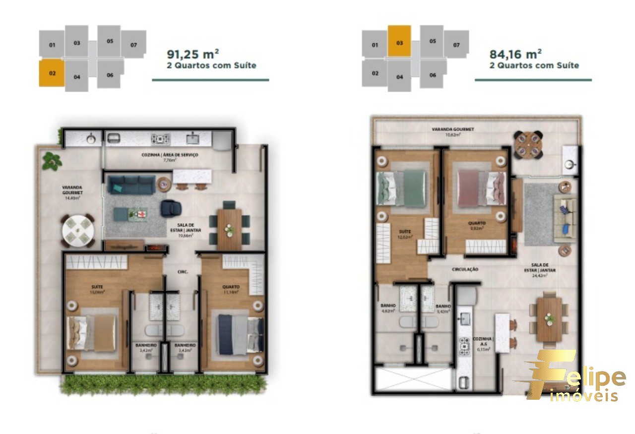 Apartamento à venda com 2 quartos, 84m² - Foto 31