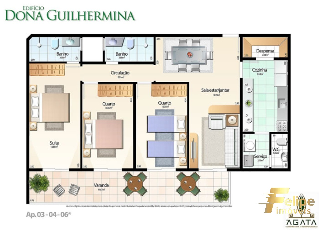 Apartamento à venda com 3 quartos, 100m² - Foto 17