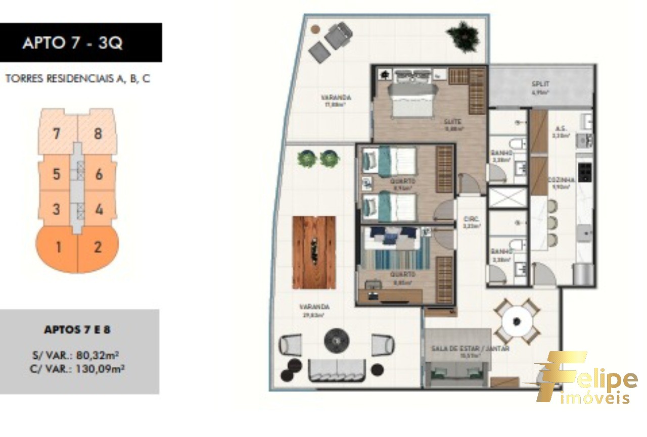 Apartamento à venda com 2 quartos, 88m² - Foto 18