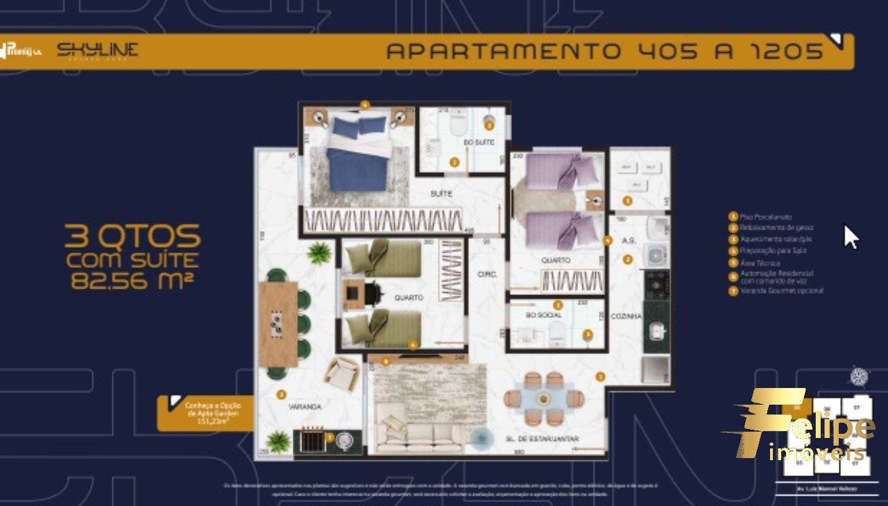 Apartamento à venda com 2 quartos, 64m² - Foto 31