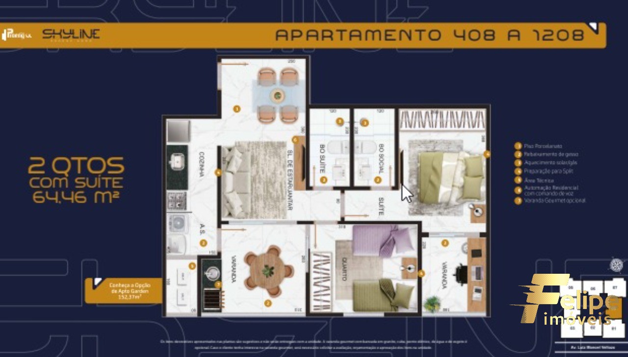 Apartamento à venda com 3 quartos, 82m² - Foto 28