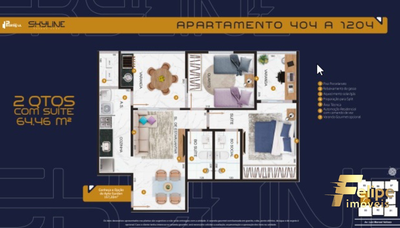 Apartamento à venda com 3 quartos, 82m² - Foto 33