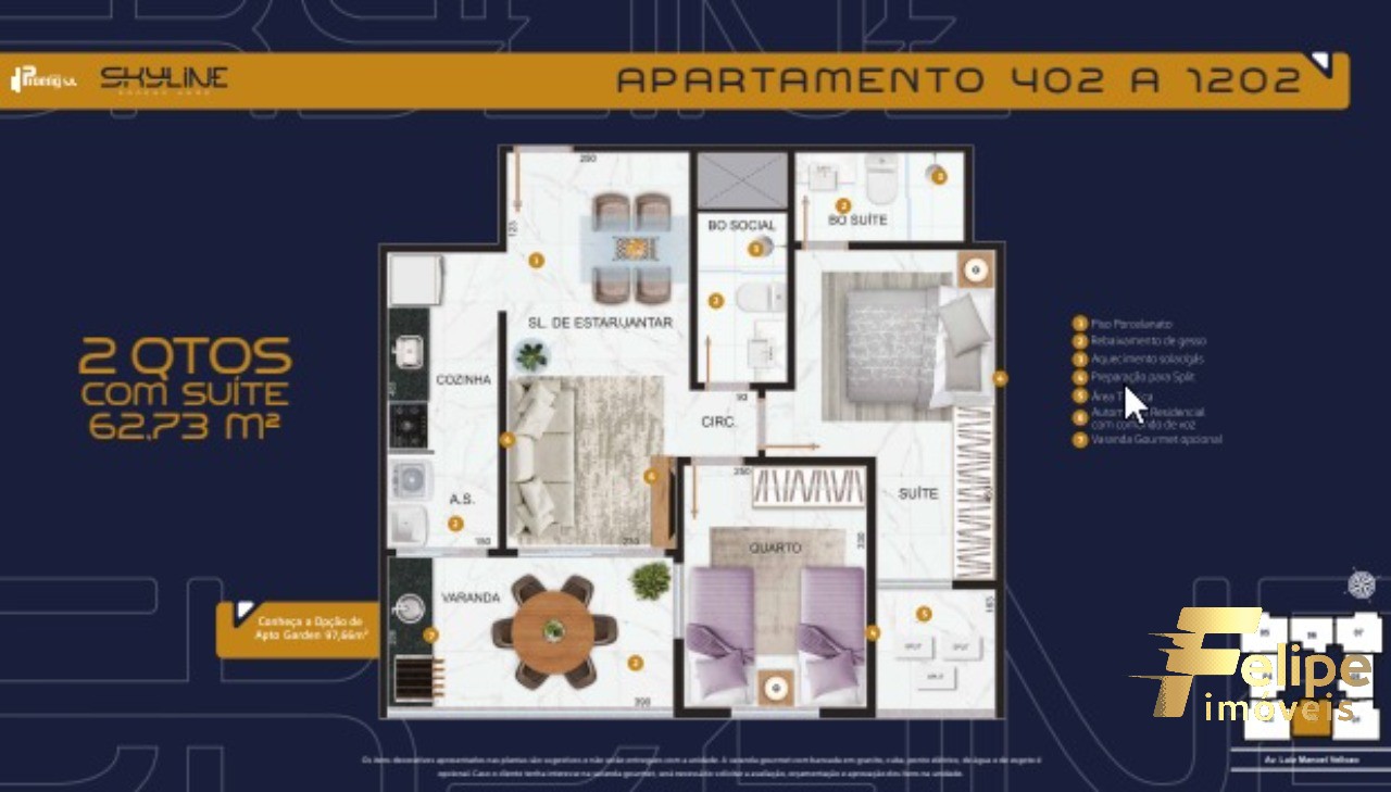 Apartamento à venda com 3 quartos, 82m² - Foto 35