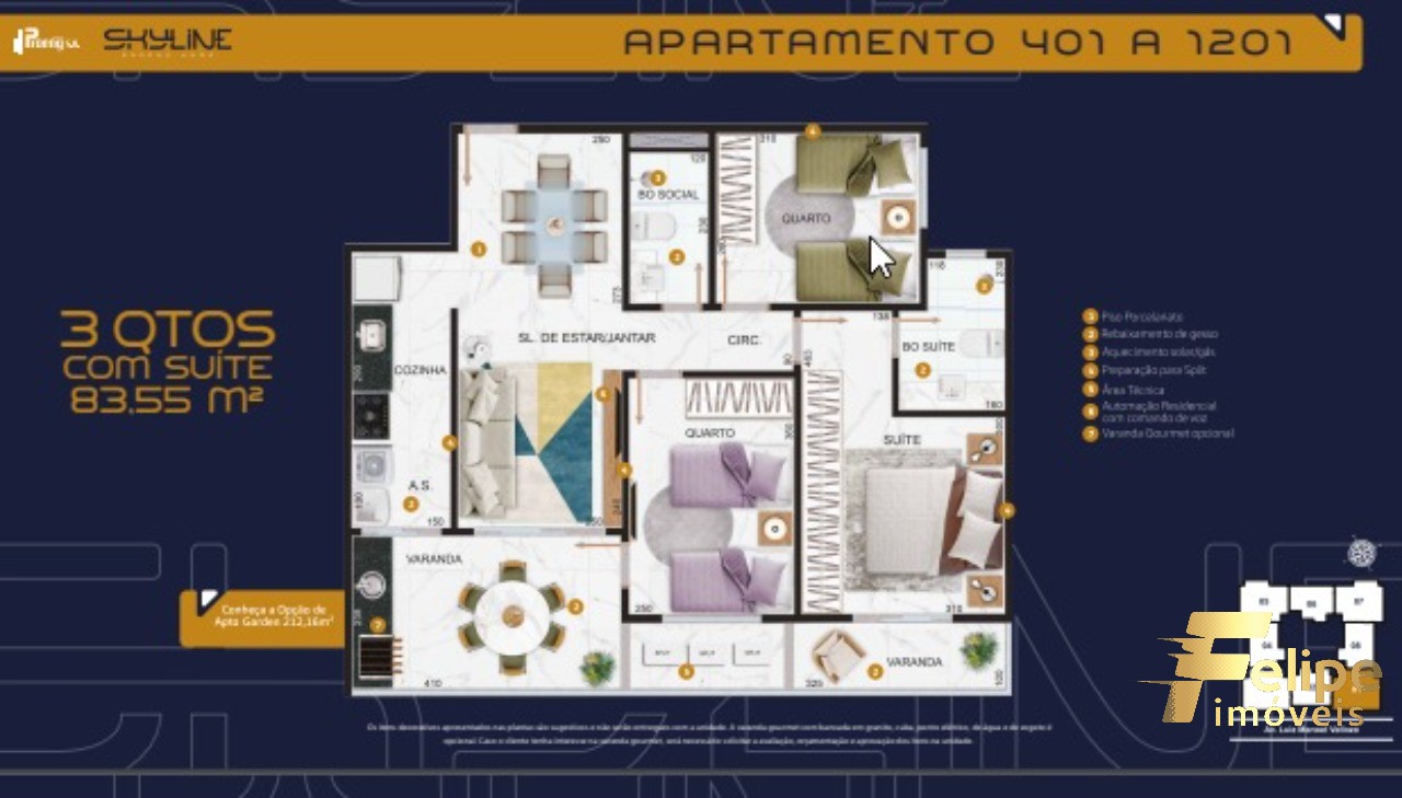 Apartamento à venda com 3 quartos, 82m² - Foto 36