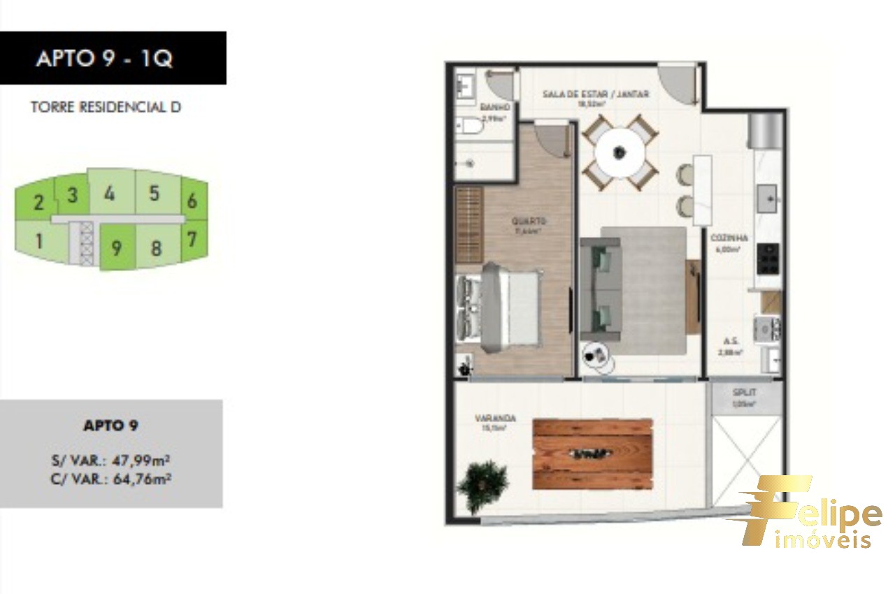 Apartamento à venda com 2 quartos, 88m² - Foto 11