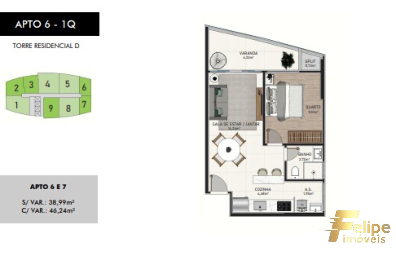 Apartamento à venda com 2 quartos, 88m² - Foto 12