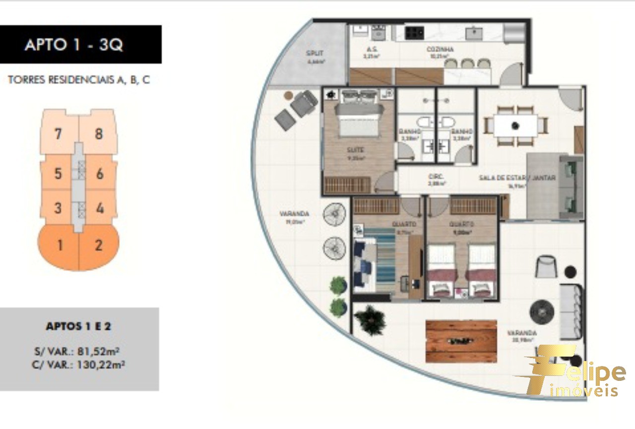 Apartamento à venda com 2 quartos, 88m² - Foto 20