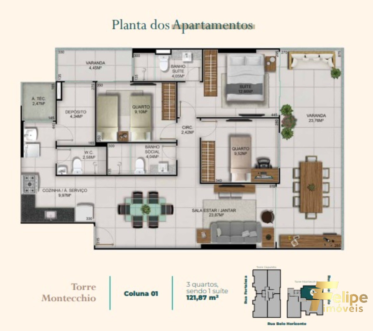 Apartamento à venda com 3 quartos, 125m² - Foto 20