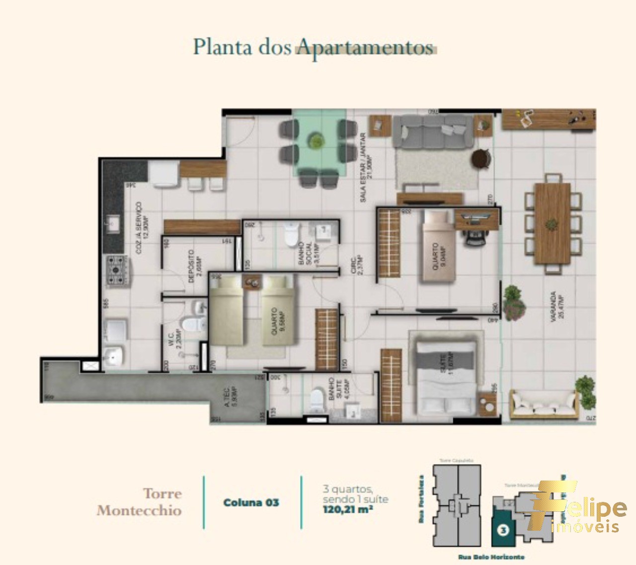 Apartamento à venda com 3 quartos, 125m² - Foto 18