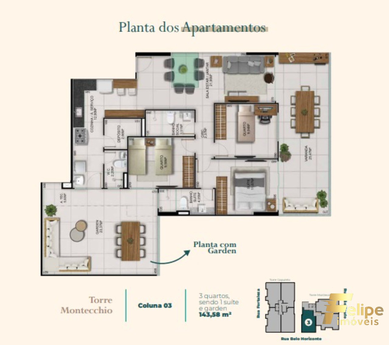 Apartamento à venda com 3 quartos, 125m² - Foto 17