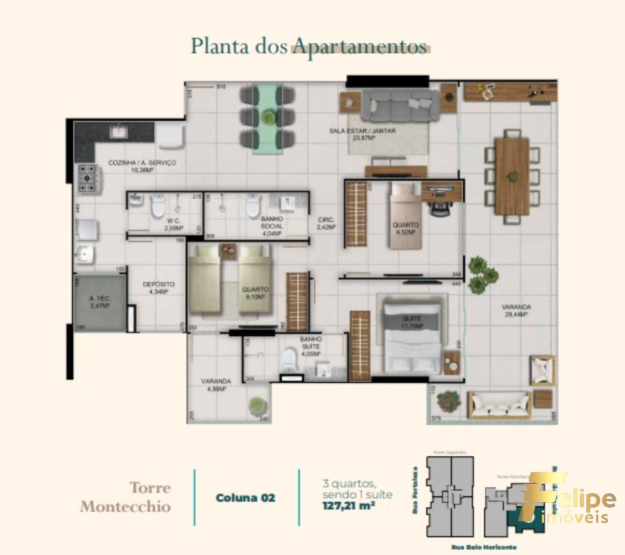 Apartamento à venda com 3 quartos, 125m² - Foto 19