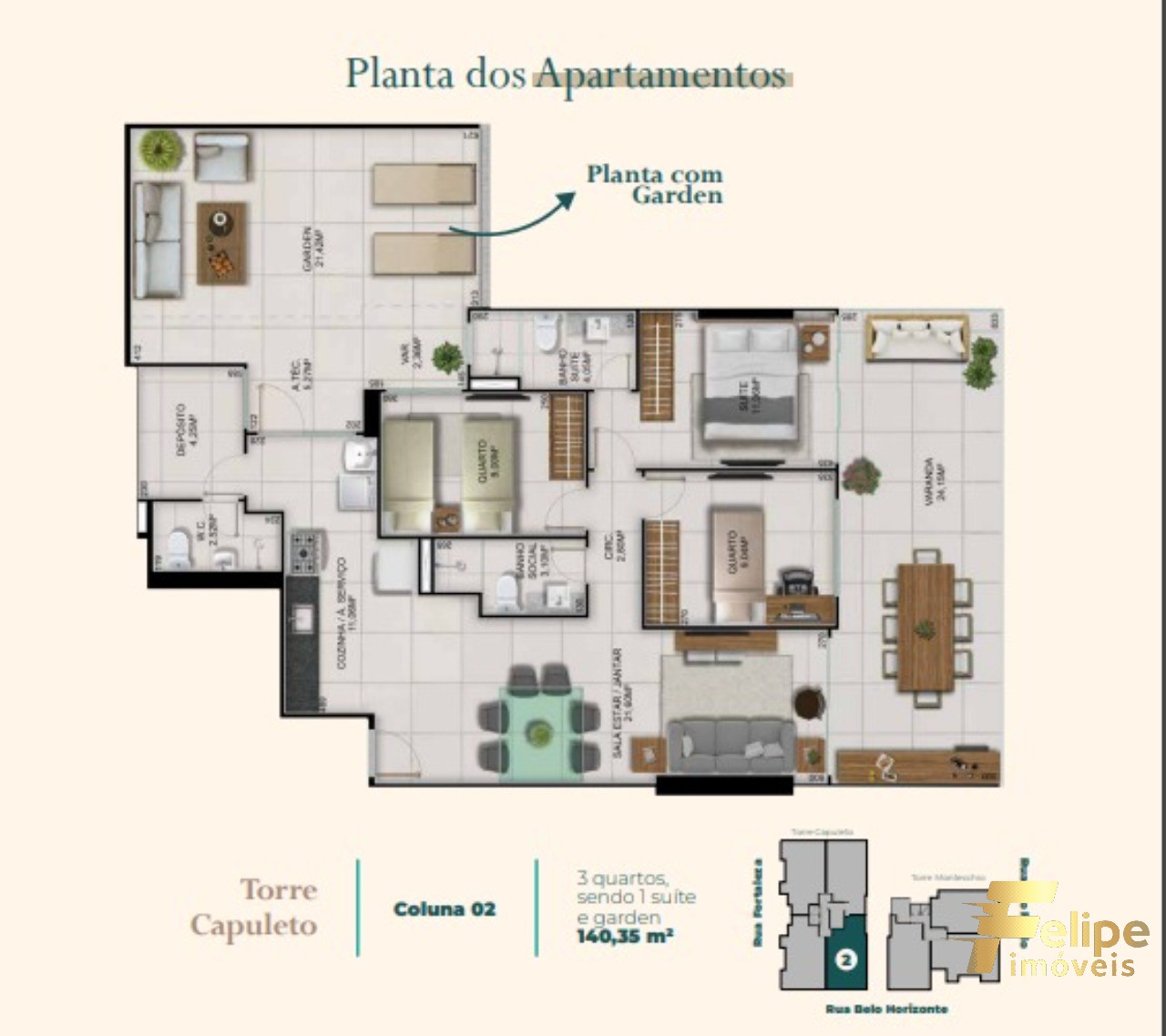 Apartamento à venda com 3 quartos, 125m² - Foto 14