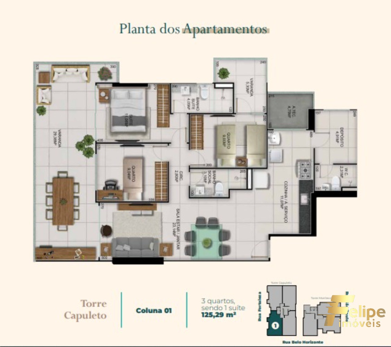 Apartamento à venda com 3 quartos, 125m² - Foto 16