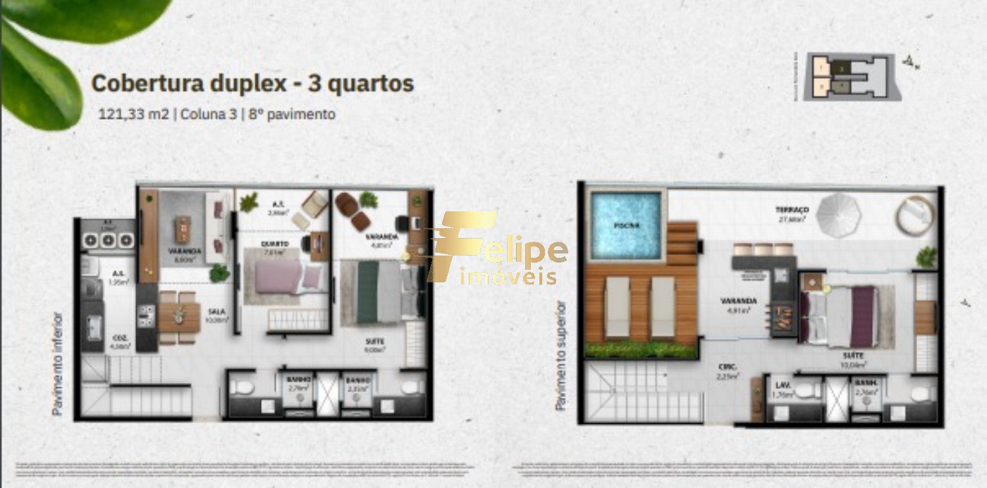 Apartamento à venda com 3 quartos, 81m² - Foto 11