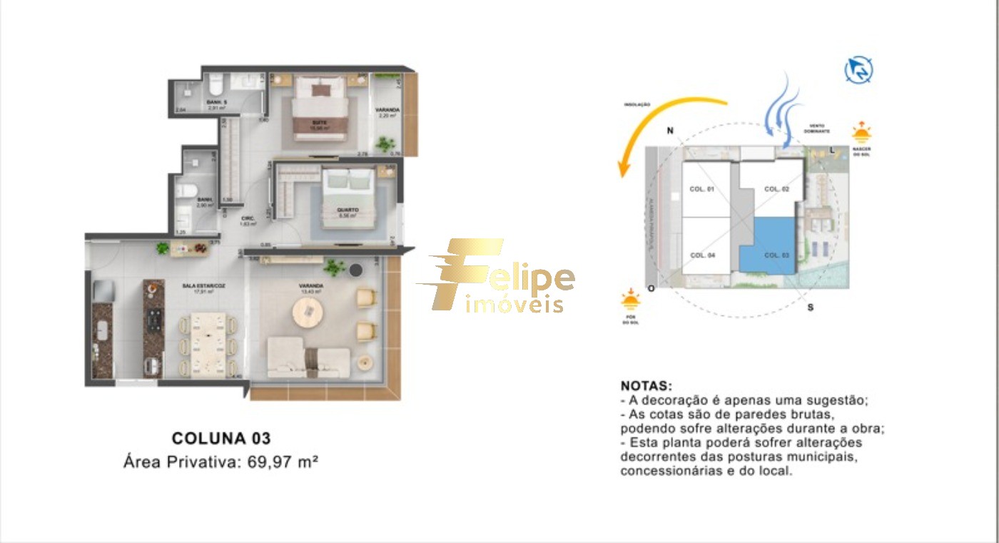 Apartamento à venda com 2 quartos, 69m² - Foto 17