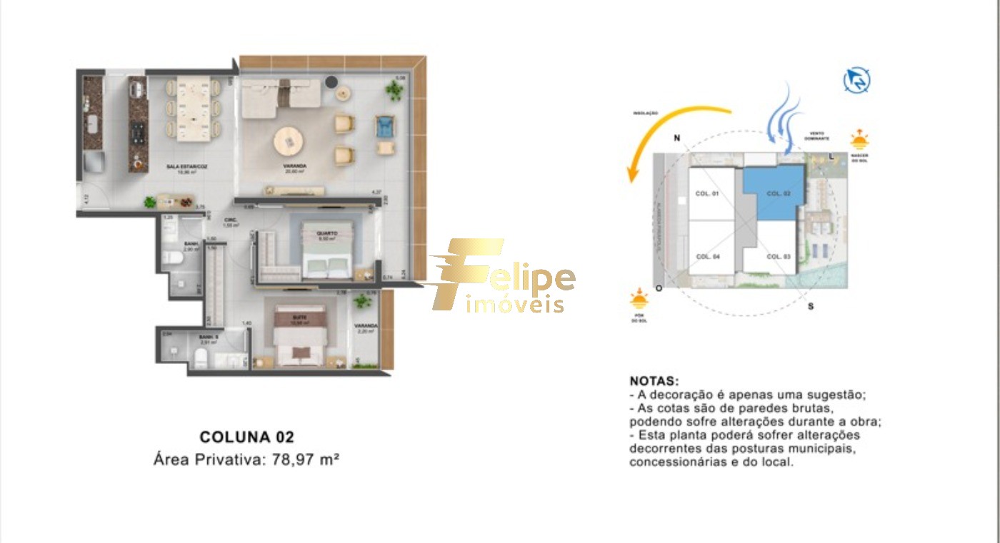 Apartamento à venda com 2 quartos, 69m² - Foto 18