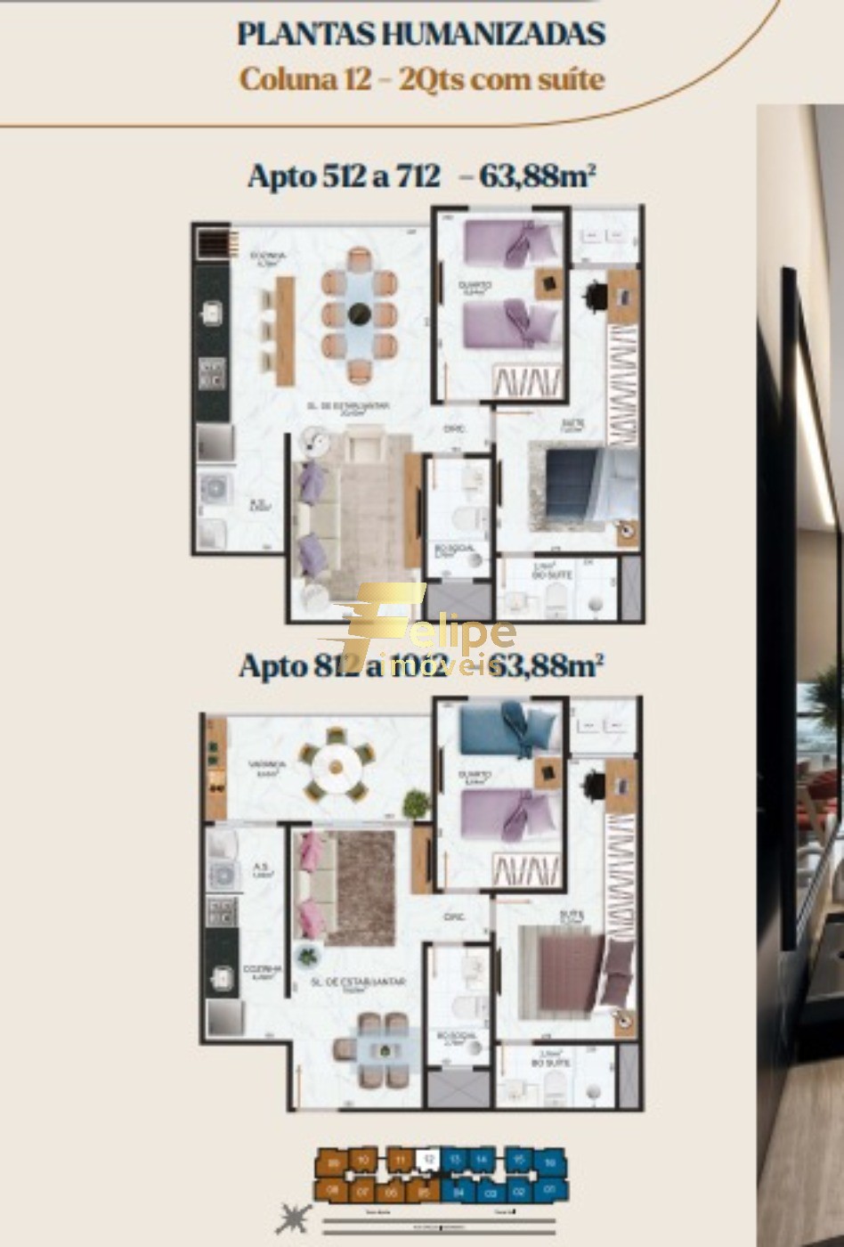 Apartamento à venda com 2 quartos, 64m² - Foto 17