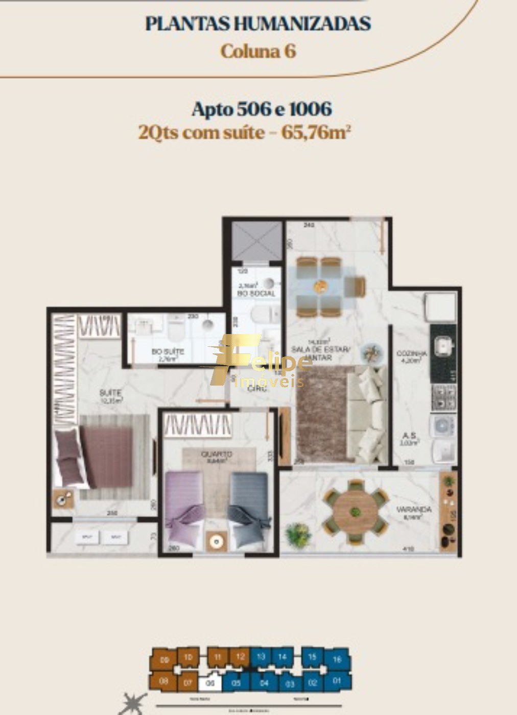 Apartamento à venda com 3 quartos, 82m² - Foto 23