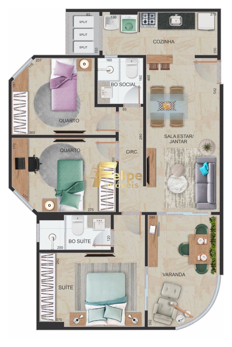 Apartamento à venda com 3 quartos, 75m² - Foto 24