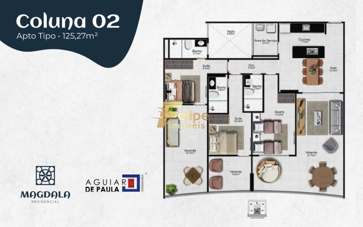 Apartamento à venda com 3 quartos, 118m² - Foto 15