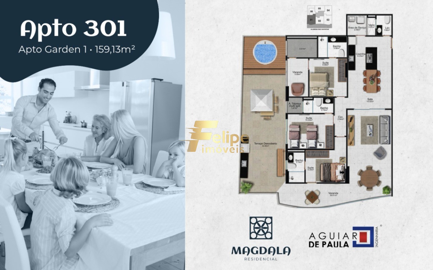 Apartamento à venda com 3 quartos, 118m² - Foto 9