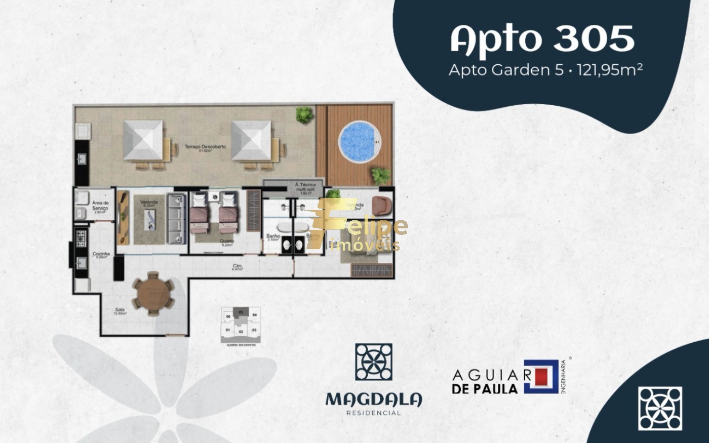 Apartamento à venda com 3 quartos, 118m² - Foto 7