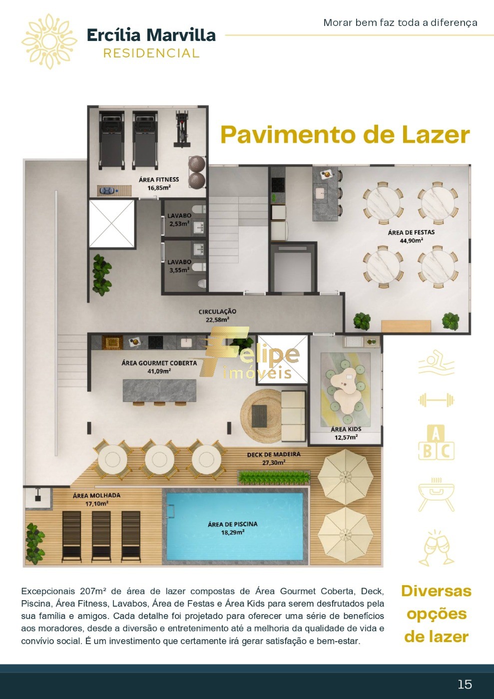 Apartamento à venda com 3 quartos, 88m² - Foto 12