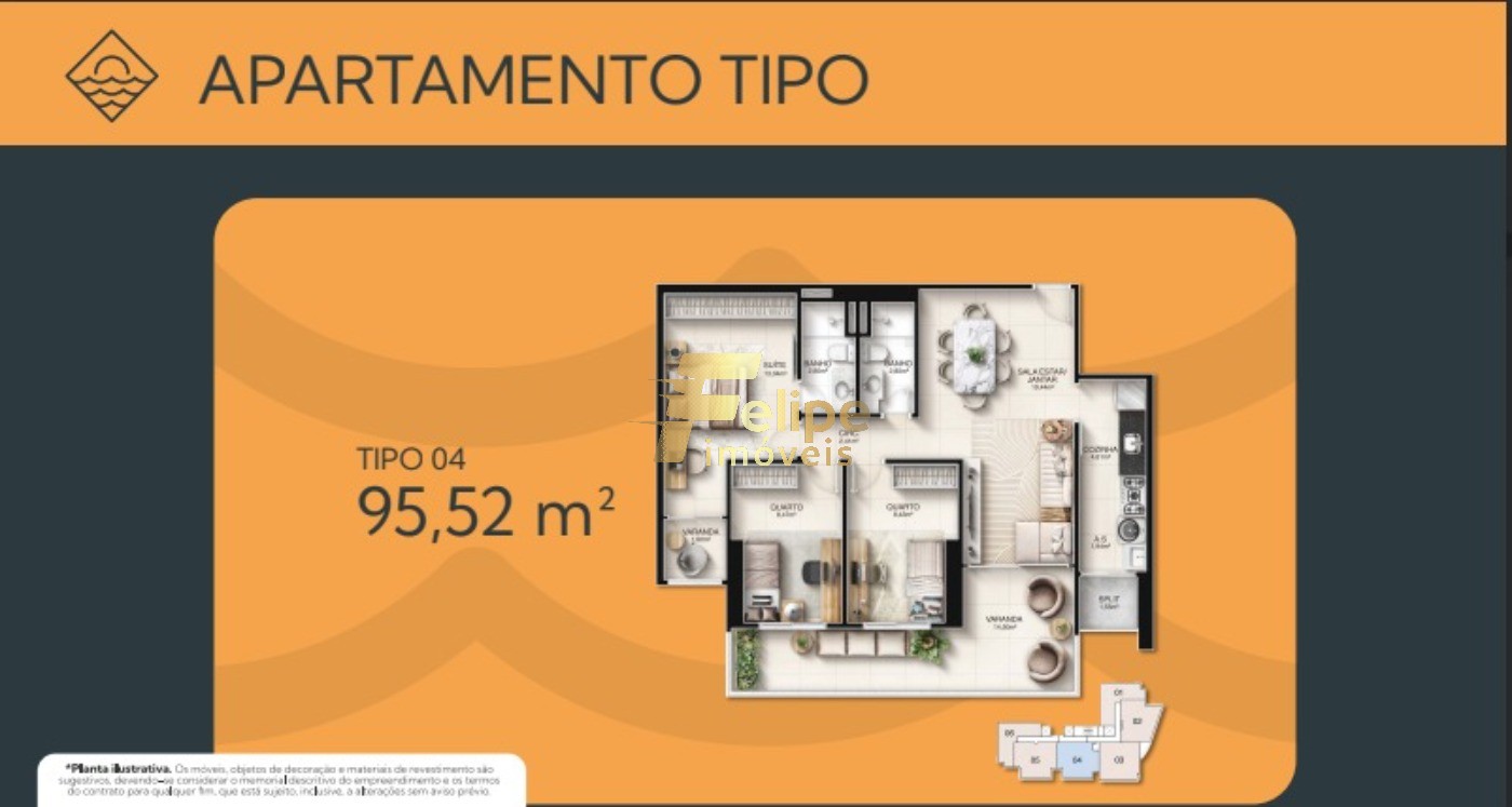 Apartamento à venda com 3 quartos, 78m² - Foto 17