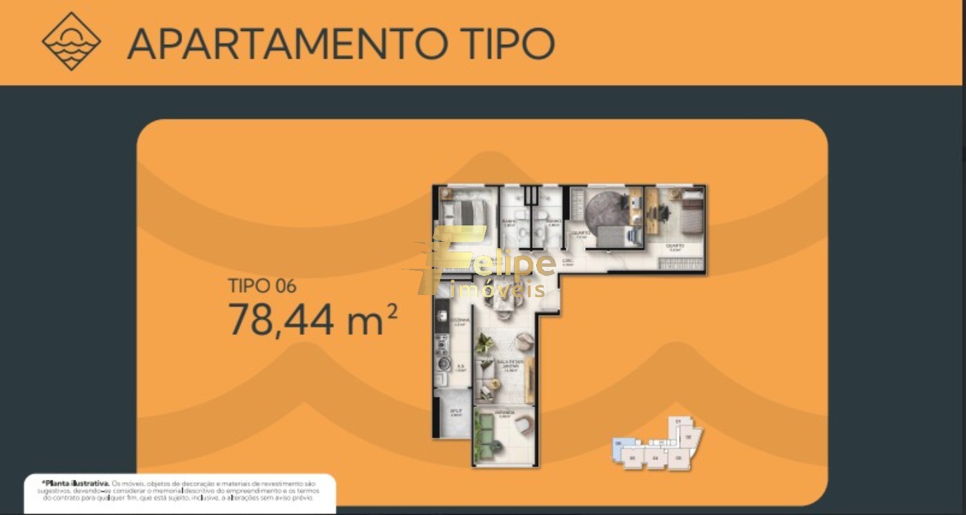 Apartamento à venda com 3 quartos, 78m² - Foto 19