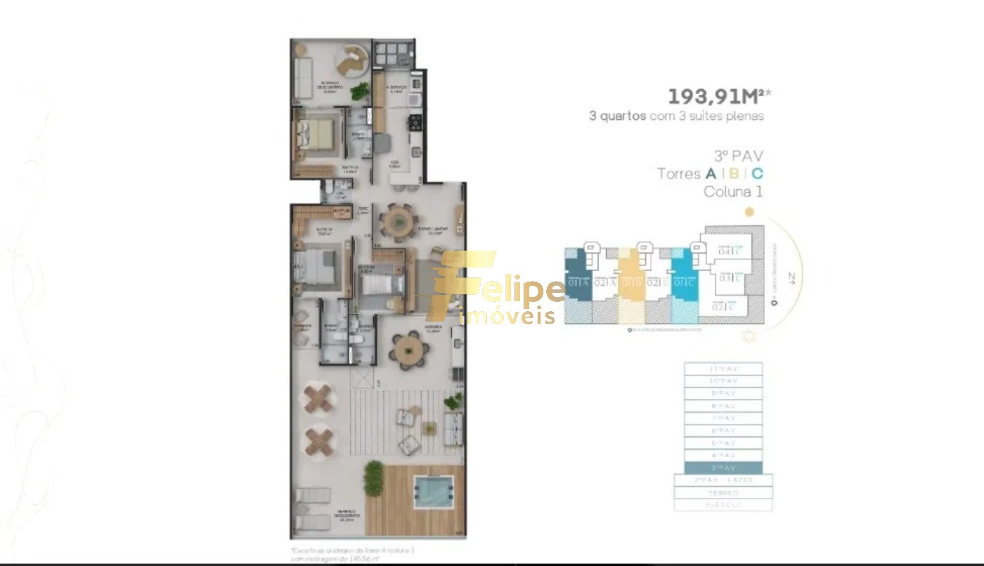 Apartamento à venda com 3 quartos, 100m² - Foto 17