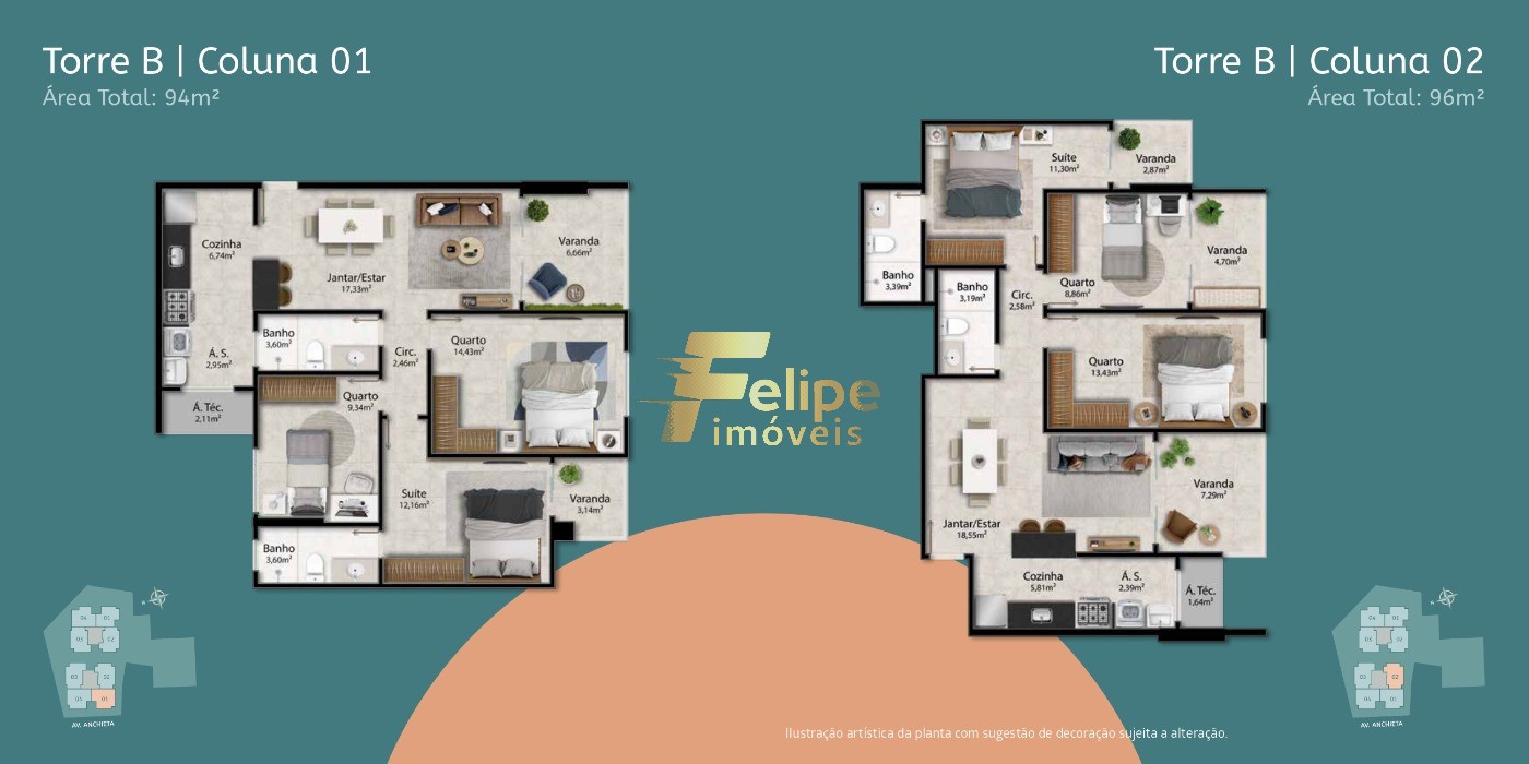 Apartamento, 3 quartos, 99 m² - Foto 6