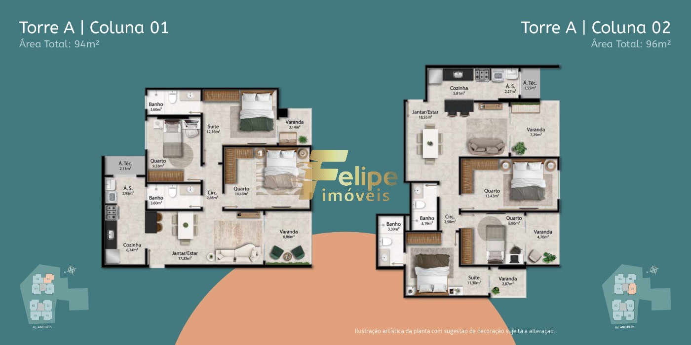 Apartamento, 3 quartos, 99 m² - Foto 20