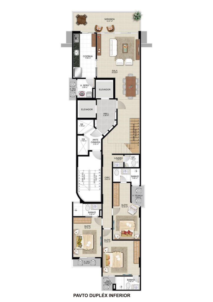 Apartamento à venda com 4 quartos, 146m² - Foto 18