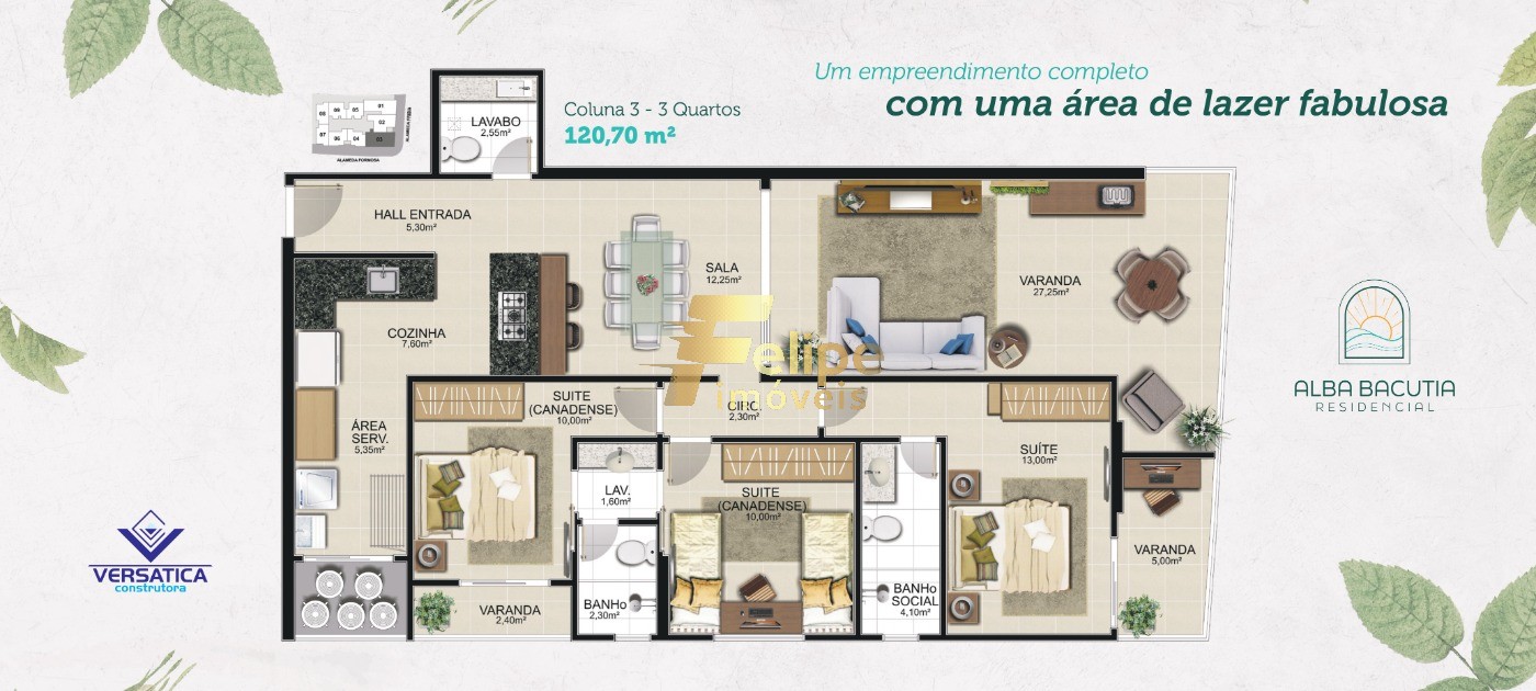 Apartamento à venda com 3 quartos, 117m² - Foto 17