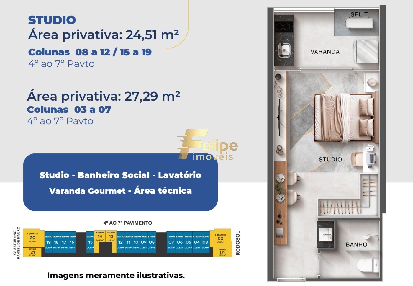 Apartamento, 1 quarto, 24 m² - Foto 14