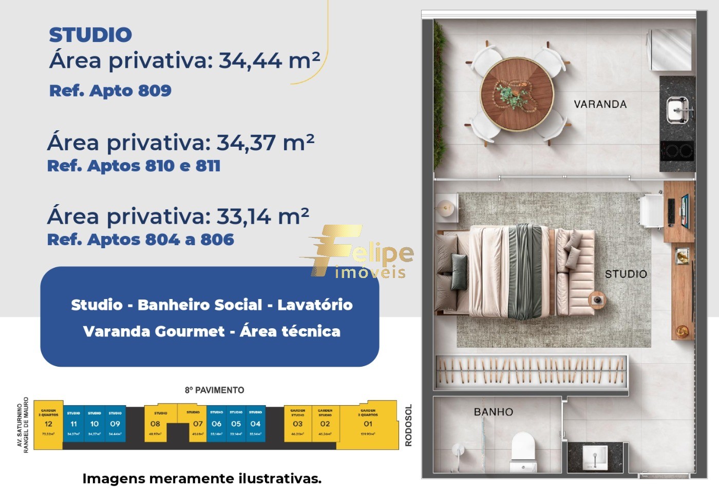 Apartamento, 1 quarto, 24 m² - Foto 15