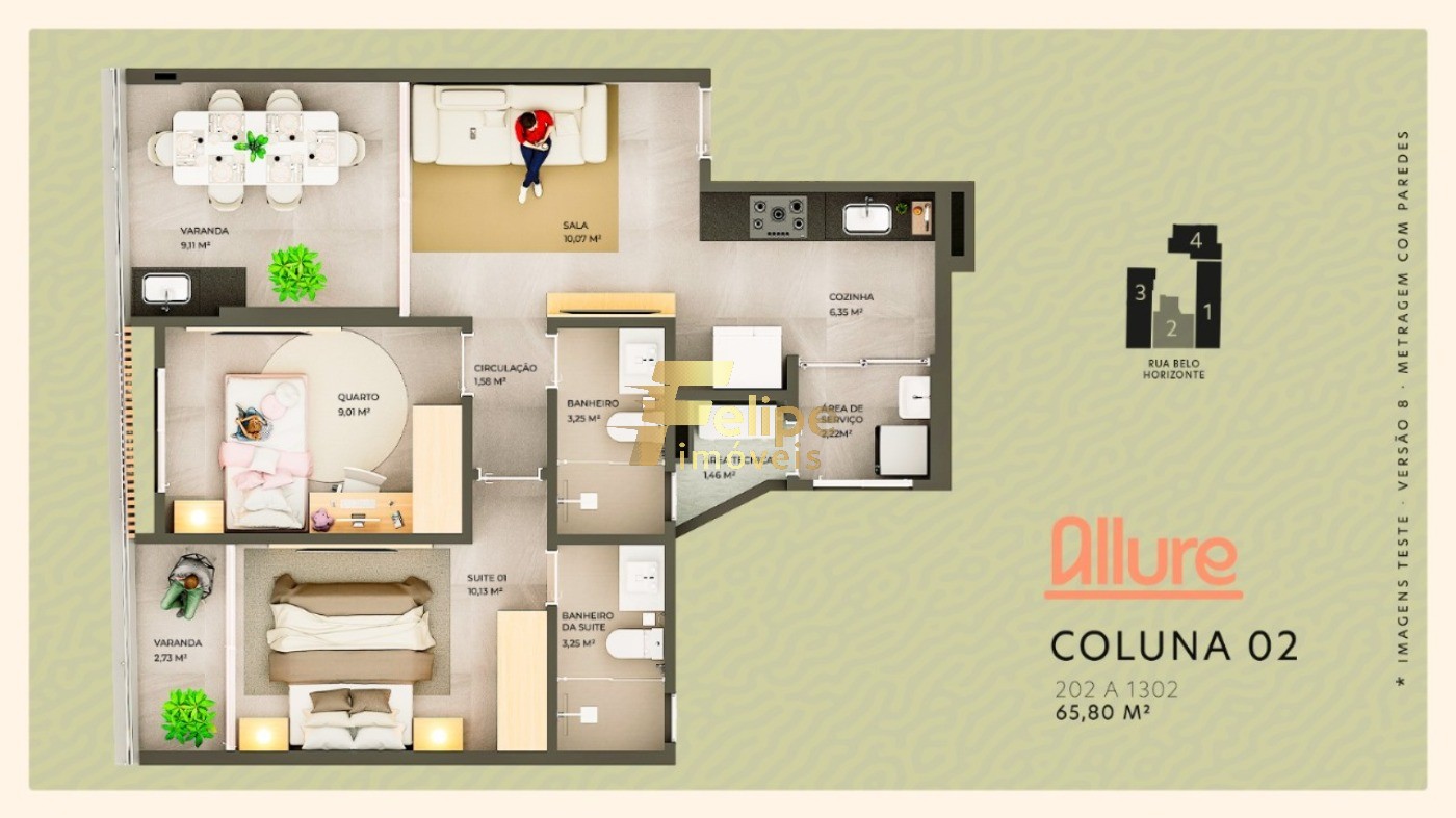 Apartamento, 2 quartos, 58 m² - Foto 6